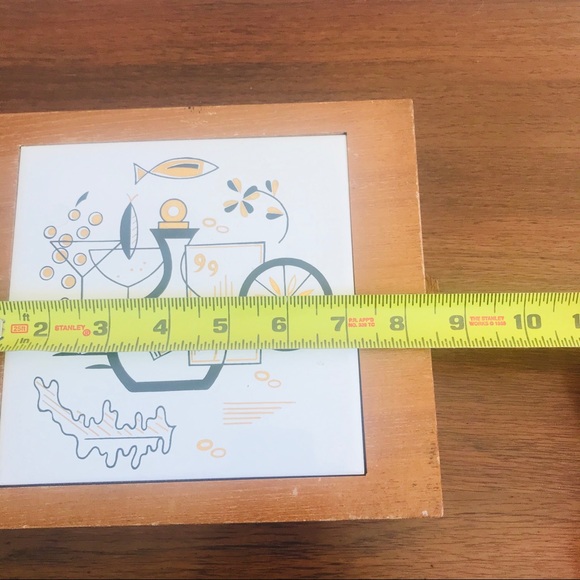 Vintage mcm Japanese cheese/bar tools trivet Fred roberts? - Picture 6 of 7